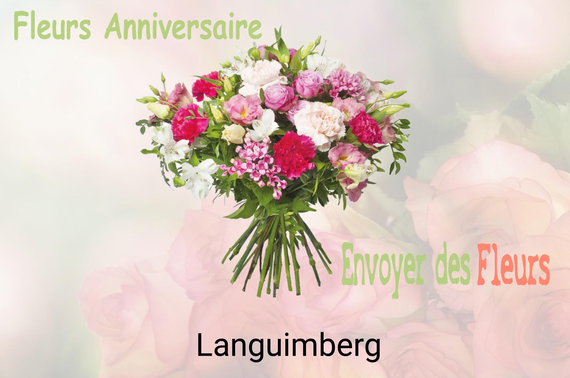 Bouquet de fleurs d’anniversaire livré à Languimberg